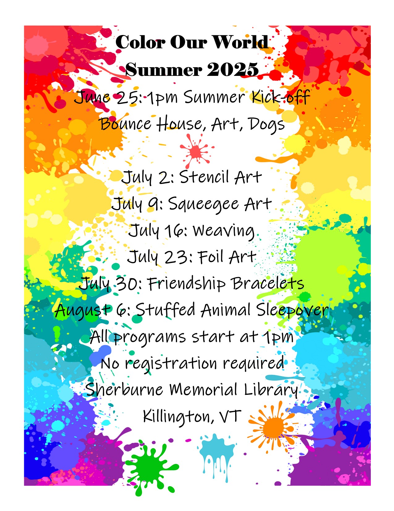 summer 2025 Poster